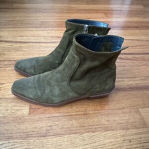 Franco Sarto suede bootie